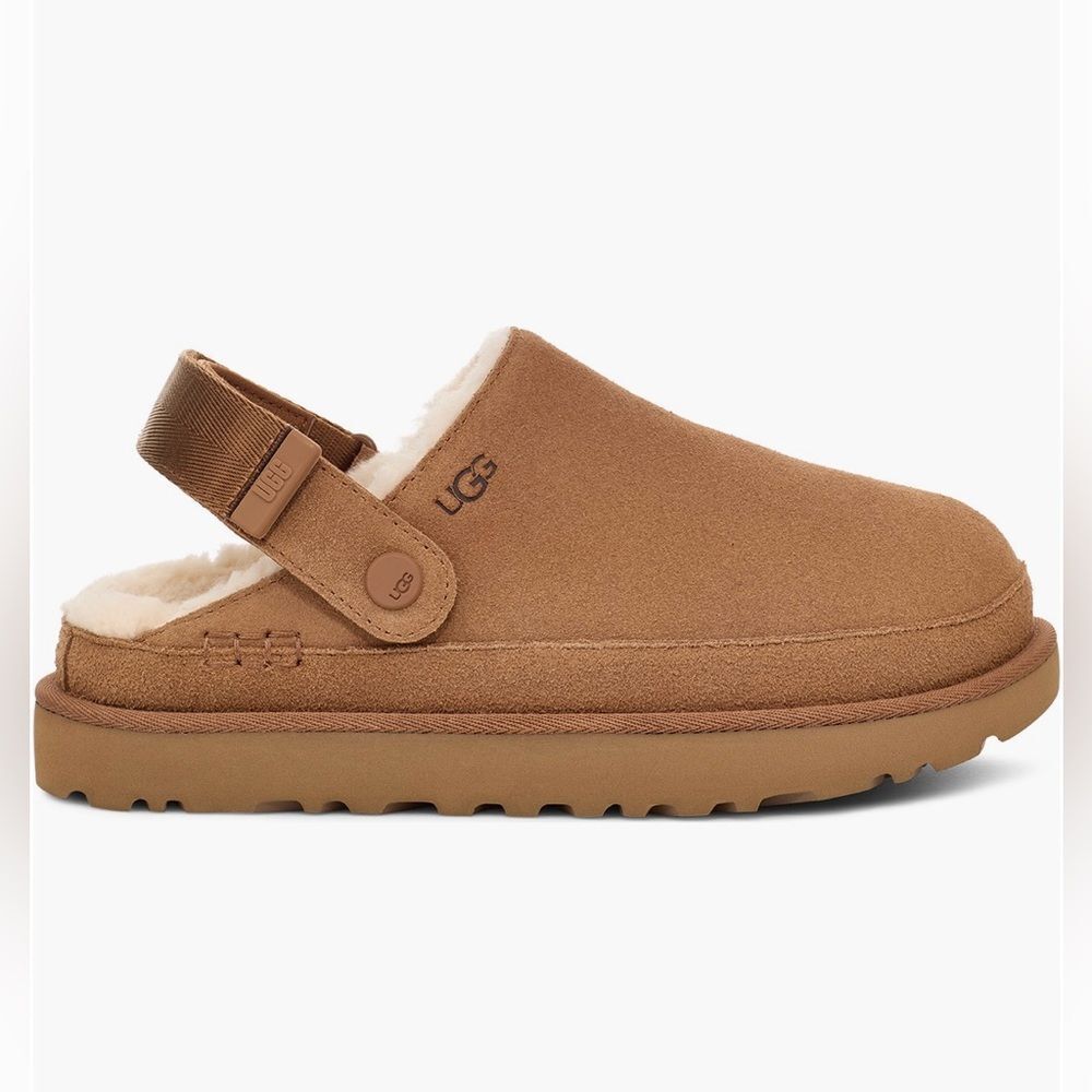 NWT UGG Goldenstar Cozy Clog Chestnut Women’s Size 7.5